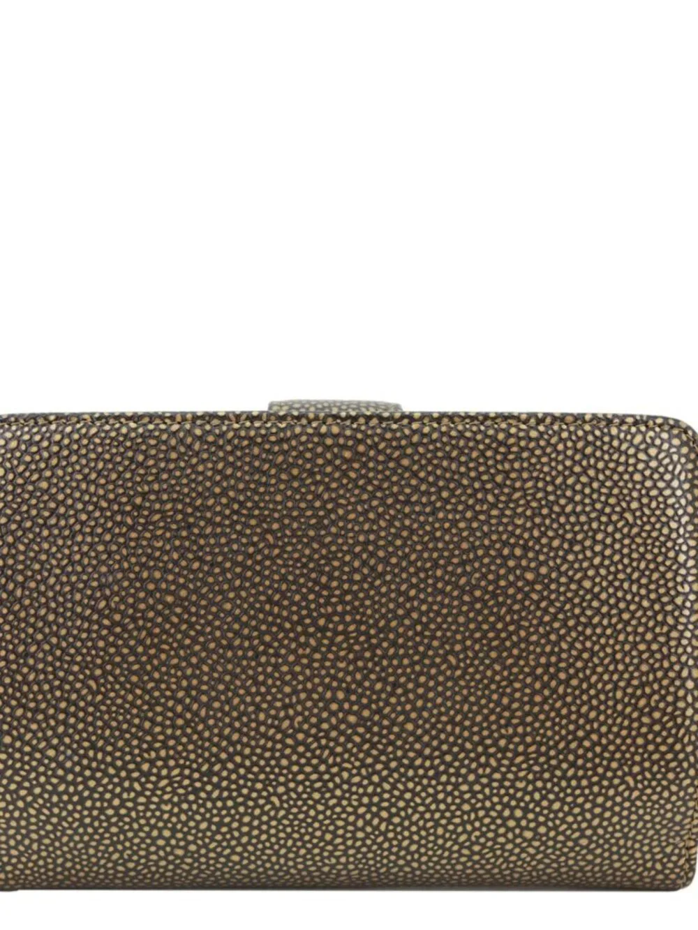 Chanel Timeless CC Caviar Leather Zipped Pocket Wallet Gold